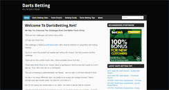 Desktop Screenshot of dartsbetting.net