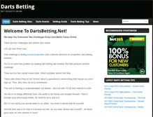 Tablet Screenshot of dartsbetting.net